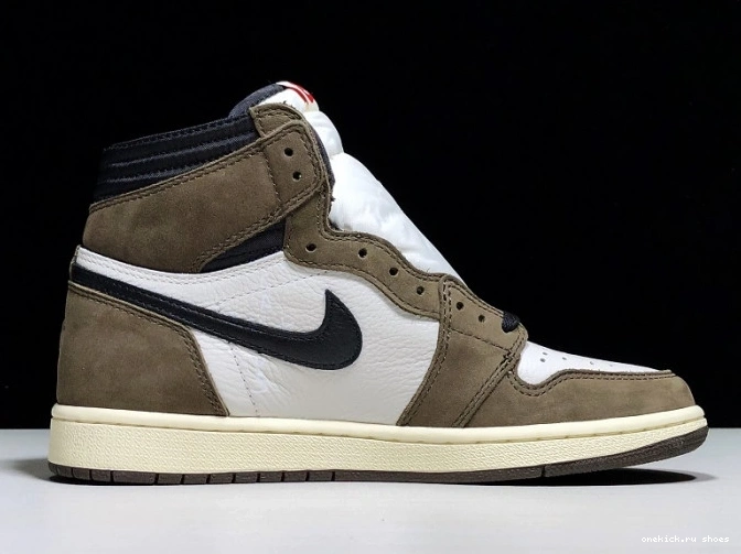 Rep OG Retro - x 1 100 Travis High CD4487 Jordan Scott 'Mocha' Air 0607